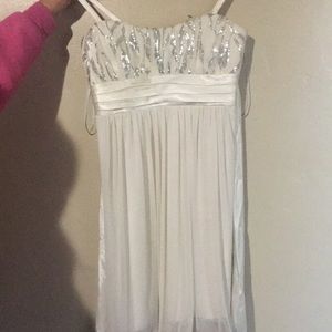White formal dress